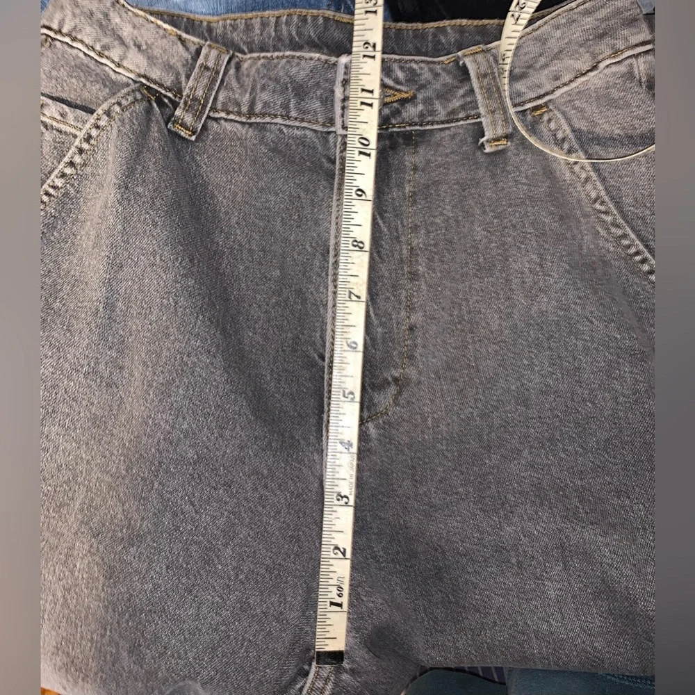 COLLUSION XL balloon X006 barrel jeans washed grey 24 x 26 super baggy wide - Picture 10 of 13